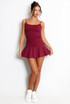 Sport Tennis Skirt With Shorts Underlay