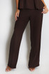 Pleated Straight Leg Trousers