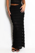 Lace Panelled Maxi Skirt