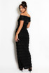 Lace Panelled Maxi Skirt