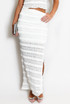 Lace Panelled Maxi Skirt