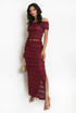 Lace Panelled Maxi Skirt