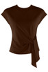 Tie Side Cap Sleeve Top