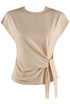 Tie Side Cap Sleeve Top