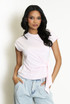 Tie Side Cap Sleeve Top