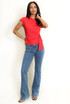 Tie Side Cap Sleeve Top