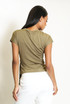 Tie Side Cap Sleeve Top