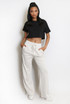 Side Stripe Wide Leg Jogger