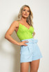 Lace Crochet Cami Bodysuit 