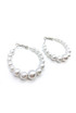 Full Pearl Hoop Earrings
