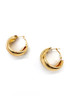 Chunky Double Hoop Earrings