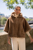 Luxe Faux Fur Hooded Cape 