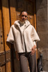 Luxe Faux Fur Hooded Cape 