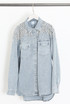 Diamante Trim Denim Jacket