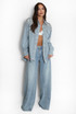 Diamante Trim Denim Jacket