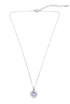 Chunky Diamante Clover Pendant Necklace