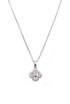 Diamante Clover Pendant Necklace