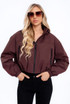 Cropped Hooded Jacket 
