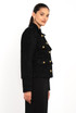 Metallic Tweed Boxy Blazer