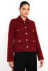 Metallic Tweed Boxy Blazer