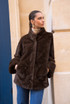 Oversized Cuff Faux Fur Coat