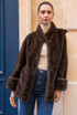 Oversized Cuff Faux Fur Coat