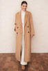 Longline Wool Blend Coat