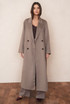 Longline Wool Blend Coat