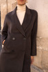 Longline Wool Blend Coat