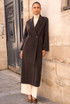 Longline Wool Blend Coat