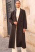 Longline Wool Blend Coat