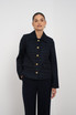 Navy Tweed Blazer