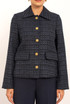 Navy Tweed Blazer Navy Tweed Blazer
