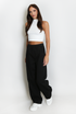 Denim Wide Leg Trousers 