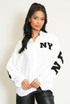 New York Embossed Relaxed Fit Shirt