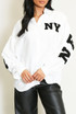 New York Embossed Relaxed Fit Shirt
