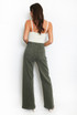 Visible Seam Wide Leg Jeans