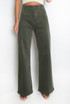 Visible Seam Wide Leg Jeans