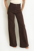 Visible Seam Wide Leg Jeans