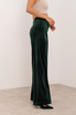 Wide Leg Tailored Velvet Trousers