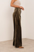 Wide Leg Tailored Velvet Trousers