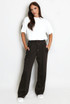  Pintuck Wide Leg Jogger 