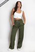  Pintuck Wide Leg Jogger 