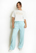  Pintuck Wide Leg Jogger 