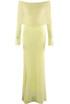 Lace Bardot Maxi Dress