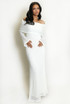 Lace Bardot Maxi Dress