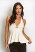 Fine Knit Halter Neck Top