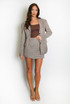 Houndstooth Blazer
