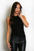 Textured Halter Neck Top