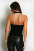 Textured Halter Neck Top
